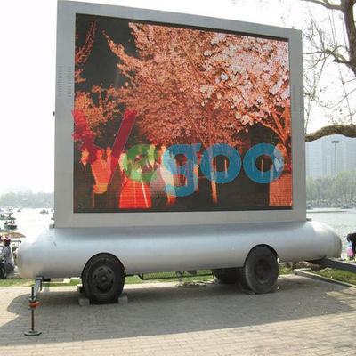 중국 P5.95 거치된 옥외 풀 컬러 임대 발광 다이오드 표시 트럭은 스크린 28235 픽셀/M2를 지도했습니다 협력 업체