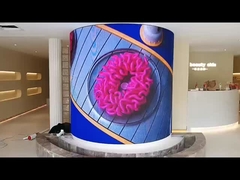 자기 검사 유연 LED 화면 P4 실내 풀 컬러 LED 디스플레이 P4