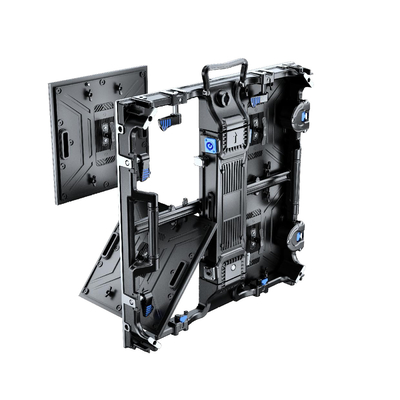 높은 밝기 무선 P4.8 풀 컬러 렌터 LED 디스플레이 576x576mm 알루미늄 캐비닛