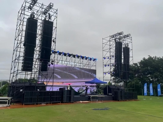 시무스 스플라이싱 3.91mm 픽셀 피치 렌터 스크린용 야외 LED 디스플레이 560g