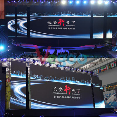 중국 경량 P4 임대 발광 다이오드 표시 상업적인 지도된 스크린 1R1G1B/SMD2121 까만 램프 협력 업체