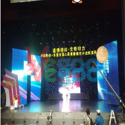 MBI5124/ICN 2038S 임대 발광 다이오드 표시 P5 옥외 풀 컬러 LED 스크린 6000cd/㎡