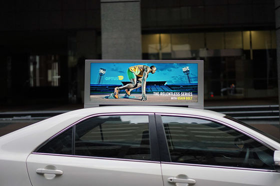 직업적인 P5 택시 최고 디지털 방식으로 Signage 택시 정상 표시 40000 픽셀/M2