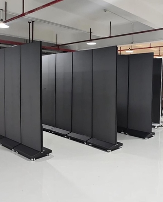 LED 포스터 디스플레이 1200*740mm 철 캐비닛 디지털 사이니지 화면 기능 여러 디스플레이 및 360도 회전