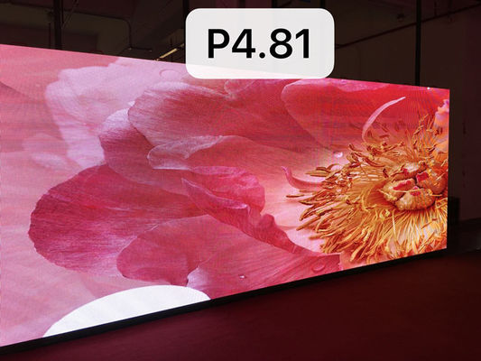 옥외 P4.81를 광고하는 것은 전시 화면 옥외 지도한 영상 벽 1100cd/㎡를 지도했습니다