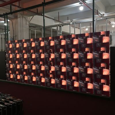 고품질 발광 다이오드 표시 P2.5 실내 텔레비젼 sdudio SMD 풀 컬러 벽 vedios 단위 320x160mm 알루미늄 장 480x480mm