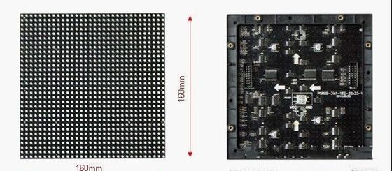 P3 포스터 가벼운 상자 전시, 옥외 풀 컬러 LED 스크린 영상 벽 192x192mm 단위