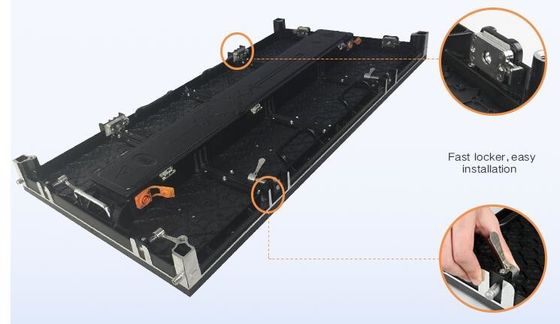 높은 광도 1R1G1B/SMD2121 검정 램프를 가진 임대 발광 다이오드 표시 스크린