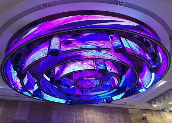 실내 창조적 4 밀리미터 256mmx128mm 탄력적 LED 스크린