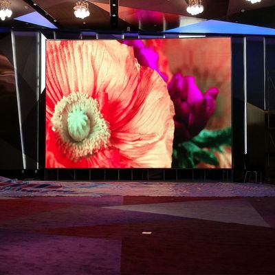 높은 새로 고침 1920Hz 임대 P3.91은 벽 무대 배경을 이끌었습니다