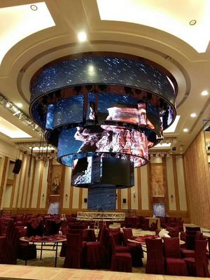 불규칙한 표면 결의안 P3 111111p/M2 탄력적 led 모듈
