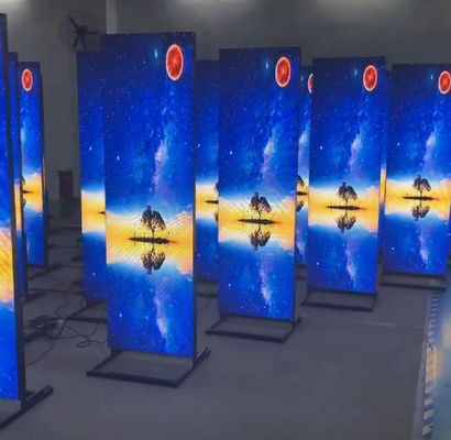 포스터 매체 760mmX1920mm 3 밀리미터 실내 풀 컬러 LED 디스플레이