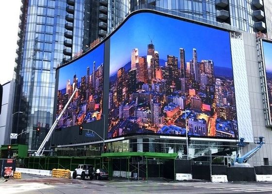 풀 컬러 15 픽셀 밀도 P8 고정 SMD LED 디스플레이 야외 광고용 게시판