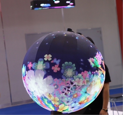 실내 P1.95 Sphere LED 화면 800nits HD 화면 품질 섬세한 디자인