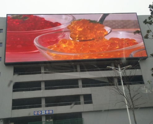 광대 관점 및 사용자 지정 디자인을위한 높은 밝기 P10 야외 LED 디스플레이 패널