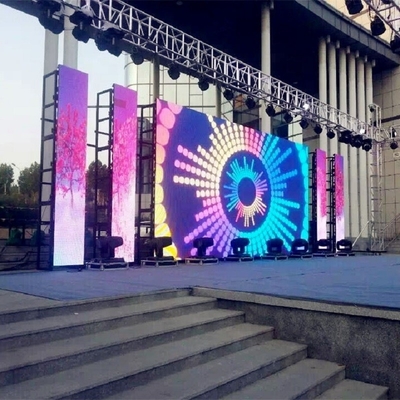 빠른 설정 P4.81 야외 LED 디스플레이 공연 및 OOH 영화 방송에 이상적입니다.