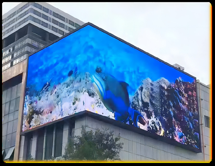 P10 야외 LED 디스플레이 960X960mm 알루미늄 캐비닛 SMD3535 밝기 6500CD/m2 노바 시스템