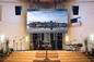 교회 정보 게시판 강의 발표 배경에 있는 실내 발광 다이오드 표시 HD P1.875-P4 영상 벽 협력 업체